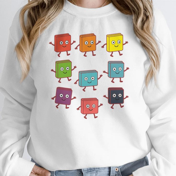 Color Our World Book Lover Reading Bookworm Reader Unisex Sweatshirt