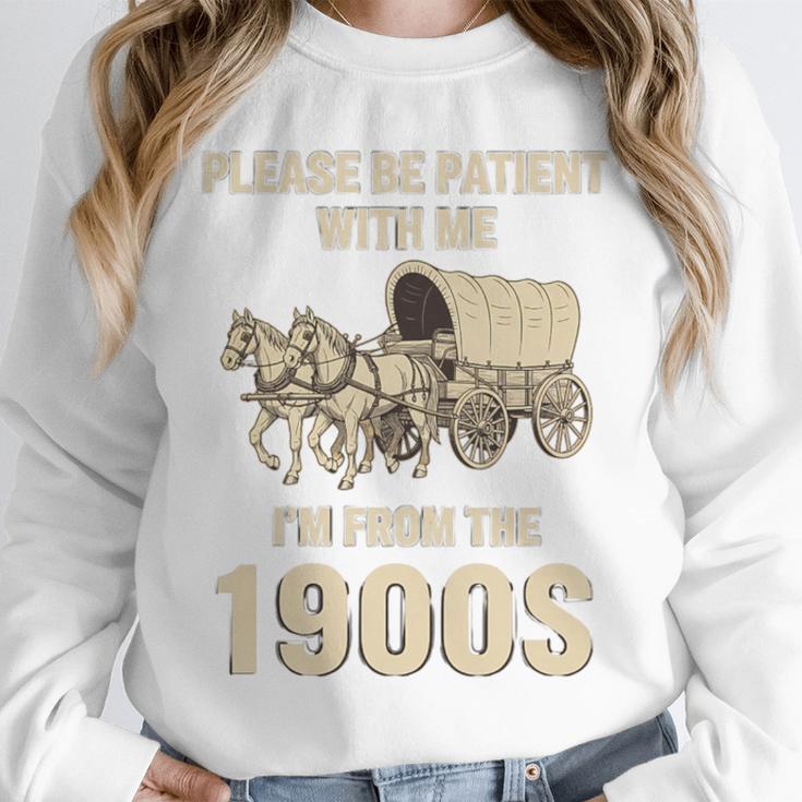 Country Please Be Patient With Me I'm From The 1900s Vintage Premium Tri-Blend Unisex Sweatshirt