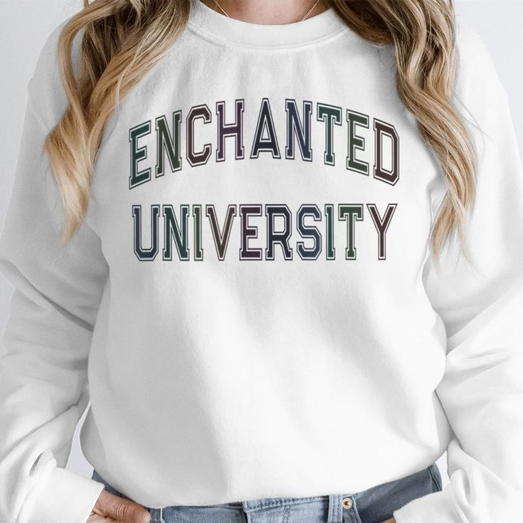 Crazy Stay Away From Me ENCHANTED UNIVERSITY Introvert Unisex Sweatshirt