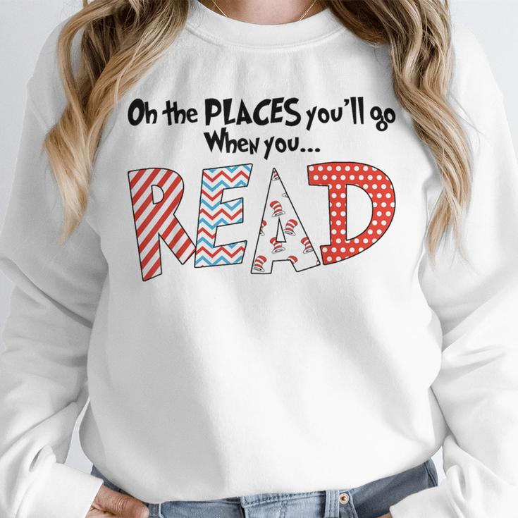 Cute Read Reading Day Book Lovers Teachers Students Kids Unisex Sweatshirt