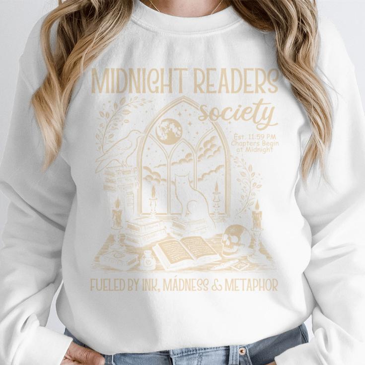 Dark Romance Book Lover Midnight Reading Readers Society Unisex Sweatshirt