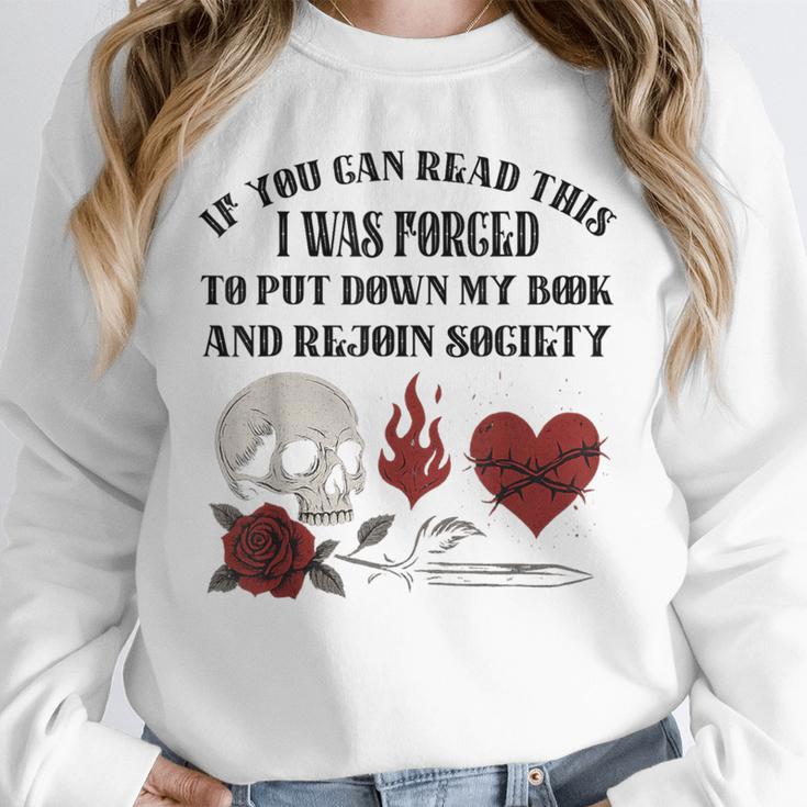 Dark Romance Bookish Merch Put My Book Down Spicy Book Women Unisex Sweatshirt