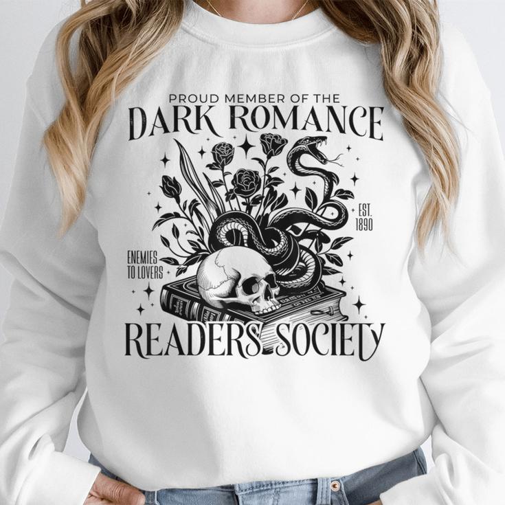 Dark Romance Books Lover Bookish Bookworm Gothic Aesthetic Unisex Sweatshirt