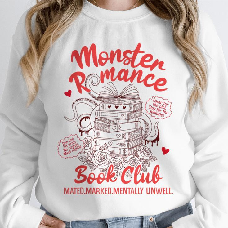 Dark Romance Reader Reading Monster Romance Book Club Unisex Sweatshirt