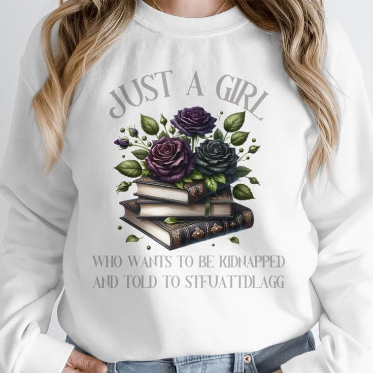 Dark Romance Women Smutt Book Lover Merch STFUATTDLAGG Good Unisex Sweatshirt