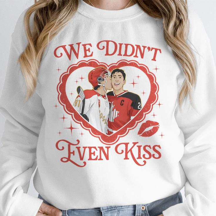 We Didn't Even Kiss Hockey Romance Book Unisex Sweatshirt