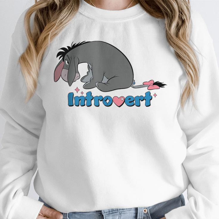 Disney Winnie The Pooh Introvert Eeyore Logo Unisex Sweatshirt Disney Winnie The Pooh Introvert Eeyore Logo Unisex Sweatshirt