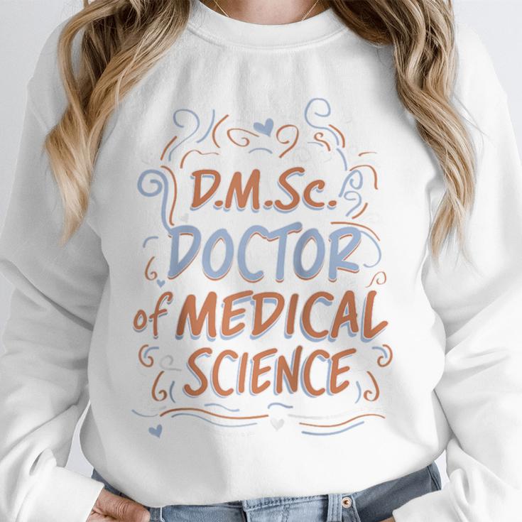 DMSc Doctor Of Medical Science Doctorate Graduation Raglan Baseball Tee Unisex Sweatshirt