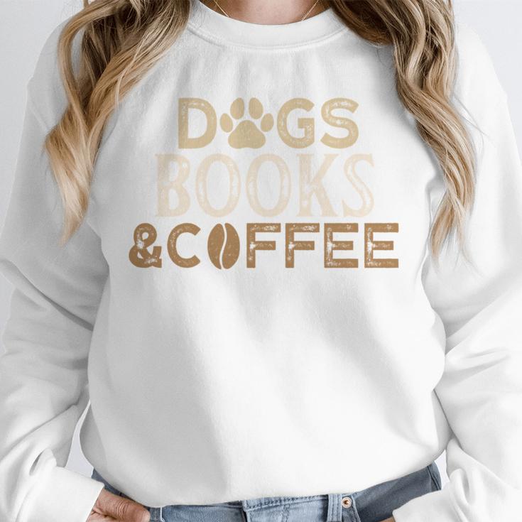 Dogs Books & Coffee Unisex Sweatshirt