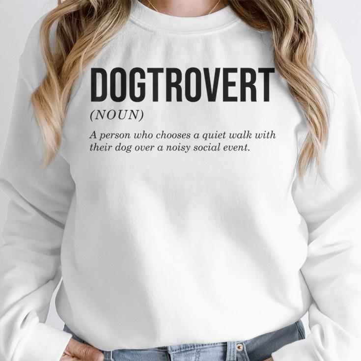 Dogtrovert Definition Dog Lover Introvert Women Men Unisex Sweatshirt Dogtrovert Definition Dog Lover Introvert Women Men Unisex Sweatshirt