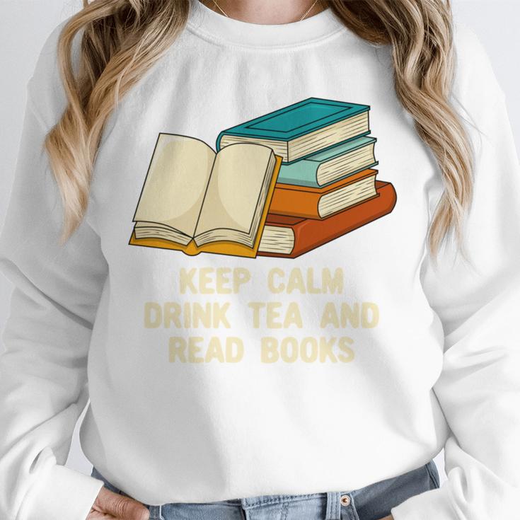 Drink Tea And Read Books Reading Bookworm Literature Unisex Sweatshirt Drink Tea And Read Books Reading Bookworm Literature Unisex Sweatshirt