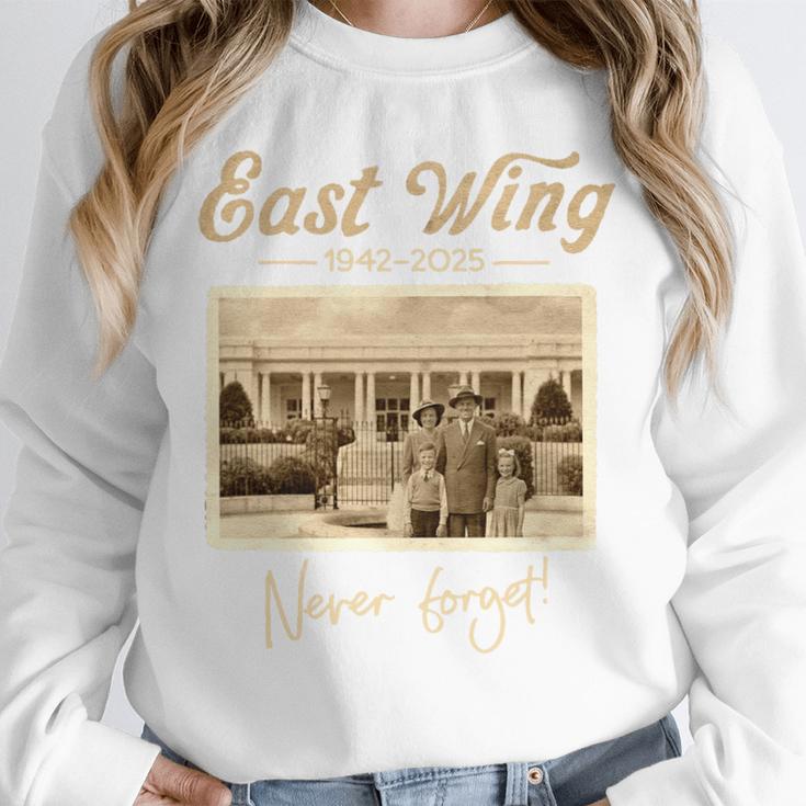 East Wing Never Forget American Vintage Nostalgia Premium Tri-Blend Unisex Sweatshirt East Wing Never Forget American Vintage Nostalgia Premium Tri-Blend Unisex Sweatshirt