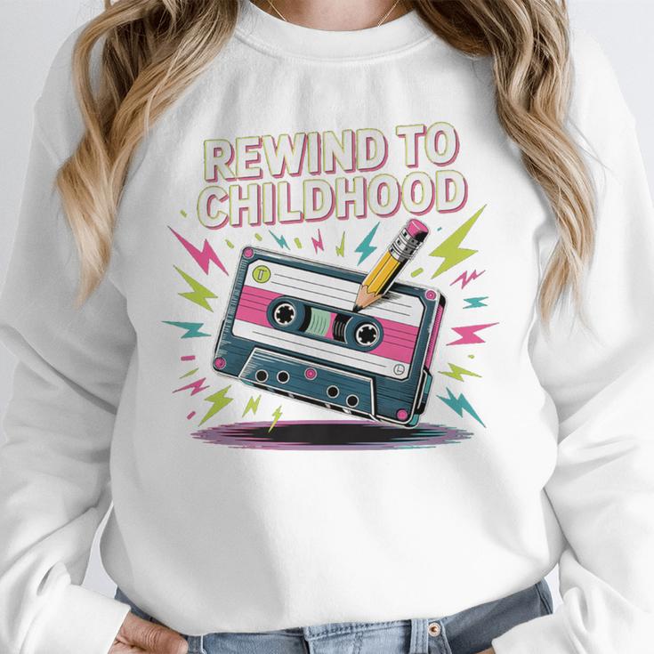 Elder Millennials Embracing 90s Rewind Nostalgia Vibes Premium Unisex Sweatshirt Elder Millennials Embracing 90s Rewind Nostalgia Vibes Premium Unisex Sweatshirt