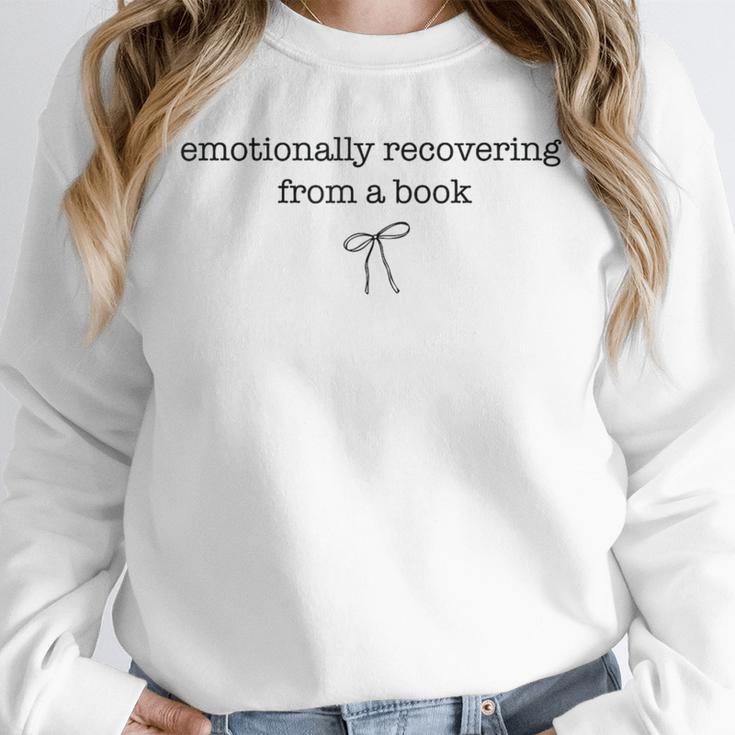 Emotionally Recovering From a Book Subtle Book Lover Unisex Sweatshirt