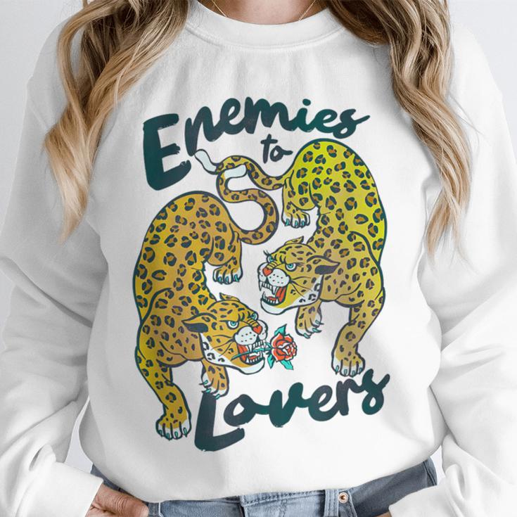 Enemies To Lovers Jaguar Tee Romance Book Plot Device Trope Unisex Sweatshirt