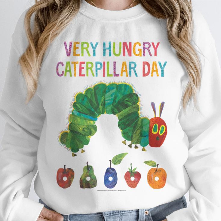 Eric Carle Very Hungry Caterpillar Day Children's Book Unisex Sweatshirt Eric Carle Very Hungry Caterpillar Day Children's Book Unisex Sweatshirt