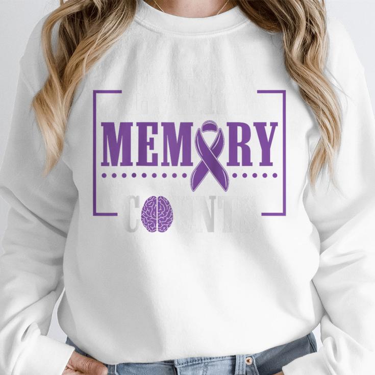 Every Memory Counts Alzheimer's Awareness Dementia Raglan Baseball Tee Unisex Sweatshirt Every Memory Counts Alzheimer's Awareness Dementia Raglan Baseball Tee Unisex Sweatshirt