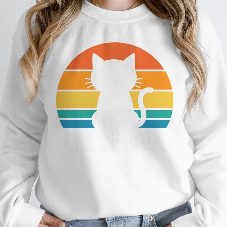 Ew People Cat Anti Social Introvert Premium Tri-Blend Unisex Sweatshirt