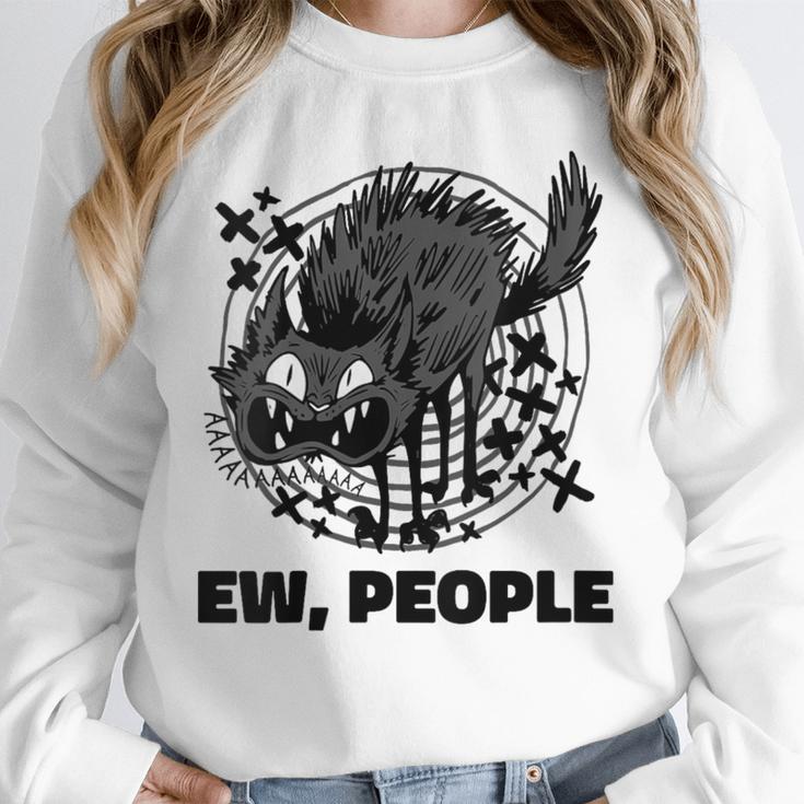 Ew People Introvert Cat Lover Crazy Cats Lady Unisex Sweatshirt Ew People Introvert Cat Lover Crazy Cats Lady Unisex Sweatshirt