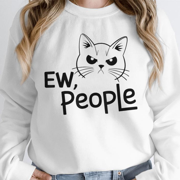 Ew People Introverts Stay Home Socially Awkward Unisex Sweatshirt Ew People Introverts Stay Home Socially Awkward Unisex Sweatshirt
