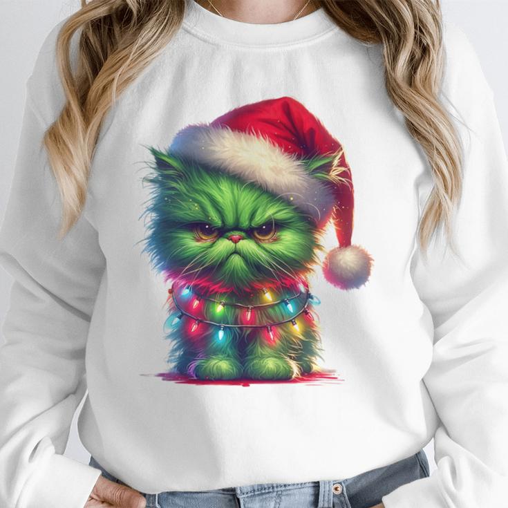 Ew People Meowy Cat Christmas Introvert Men Women Unisex Sweatshirt