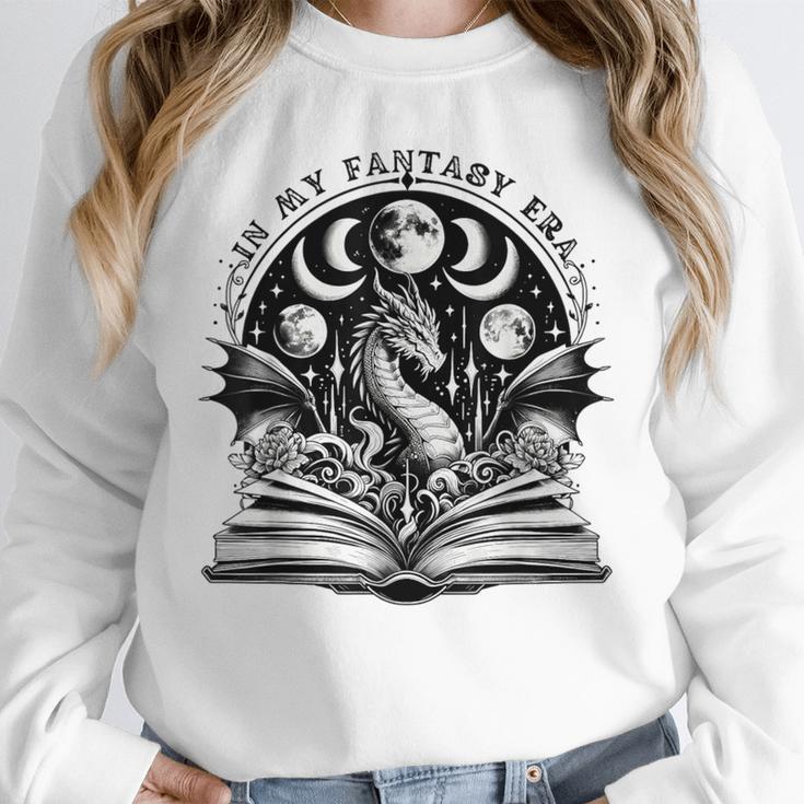 In My Fantasy Era Reading Fantasy Books Halloween Bookish Unisex Sweatshirt