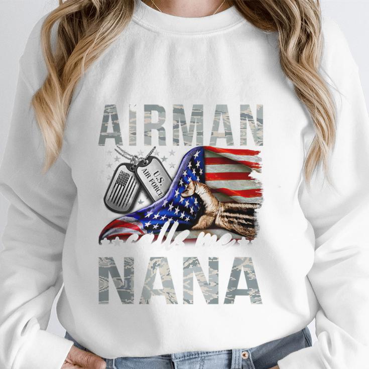 My Favorite Airman Calls Me Nana Air Force Graduation Nana Unisex Sweatshirt