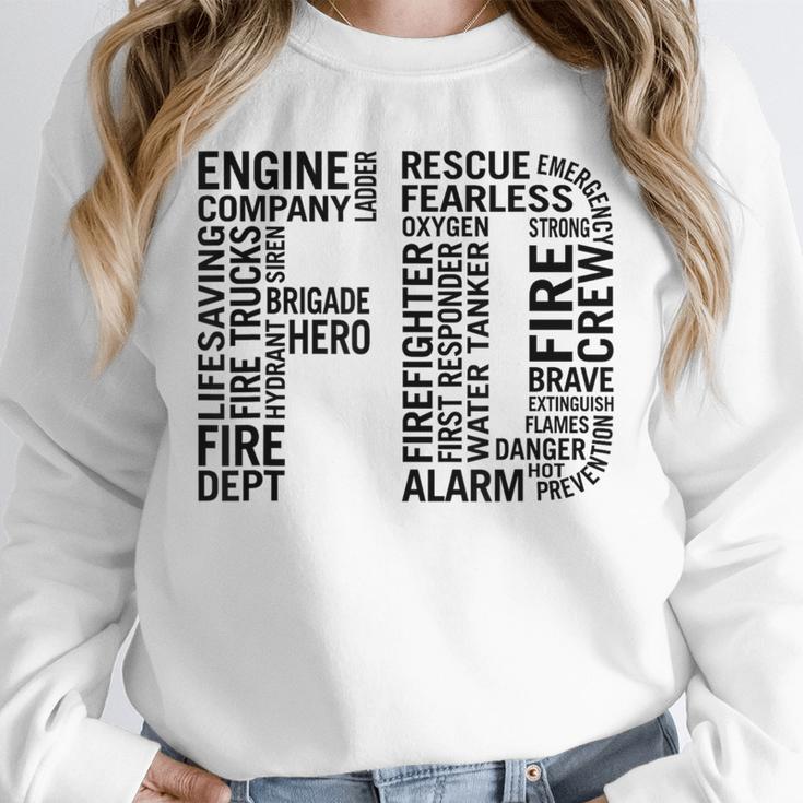 Fire Academy Graduation T-Shirt Firefighter Support Tee Unisex Sweatshirt