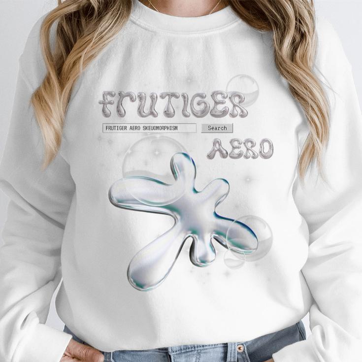 Frutiger Aero Y2K Fashion Trends Statement Piece Tech Orb Premium Tri-Blend Unisex Sweatshirt Frutiger Aero Y2K Fashion Trends Statement Piece Tech Orb Premium Tri-Blend Unisex Sweatshirt
