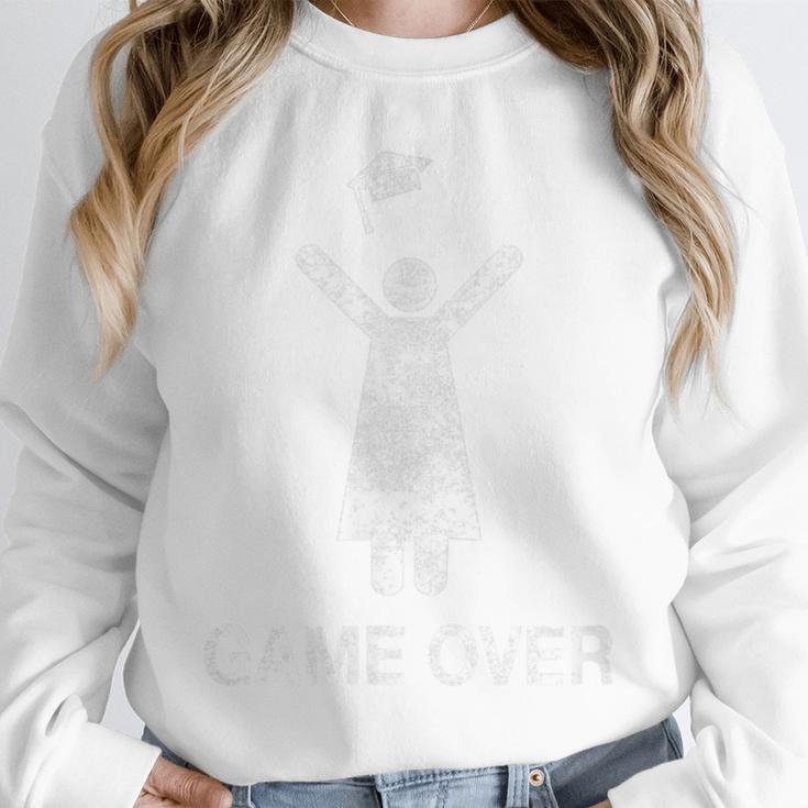 Game Over Graduate Gaming Graduation Cap Class Of 2018 Tee Unisex Sweatshirt