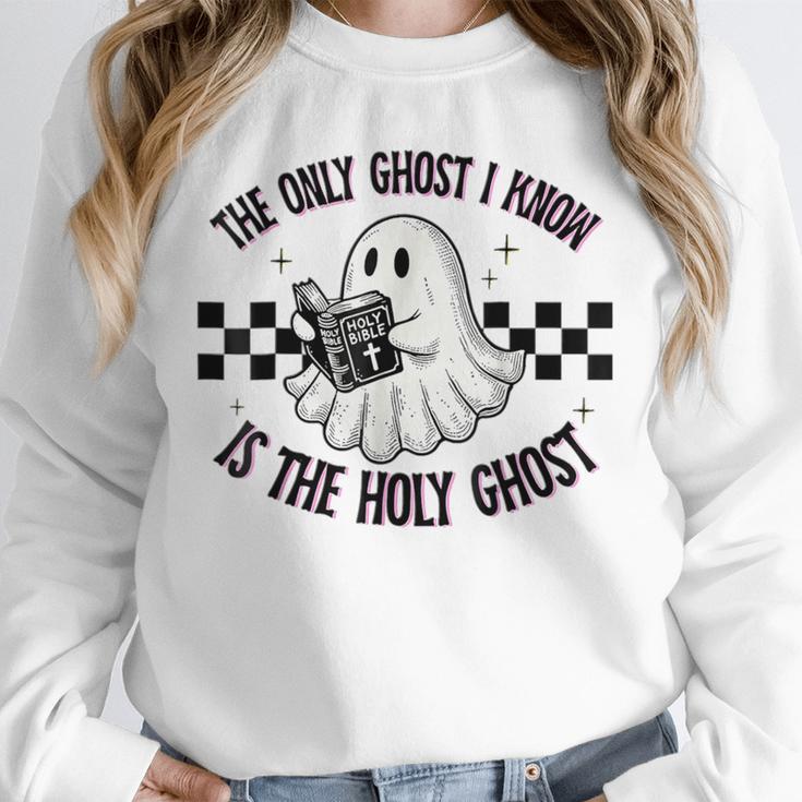 The Only Ghost I Know Is The Holy Ghost Ghost Read Book Unisex Sweatshirt