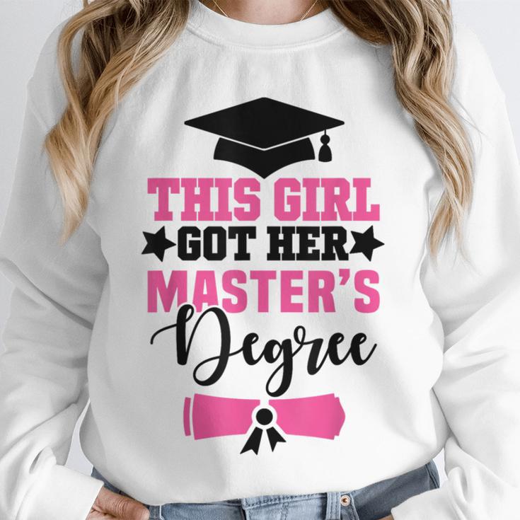 This Girl Got Her Masters Degree Graduation Mastered It 2024 Unisex Sweatshirt