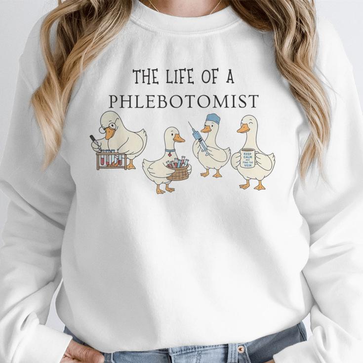 Goose Phlebotomy Technician Graduation Lab Week 2026 Unisex Sweatshirt