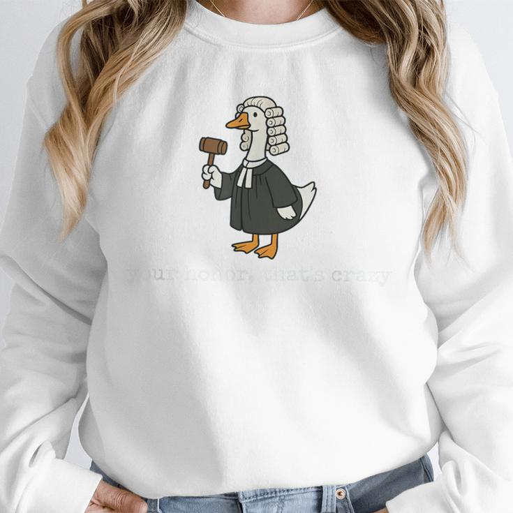 Goose Silly Lawyer Law School Graduation Future Lawyer Unisex Sweatshirt