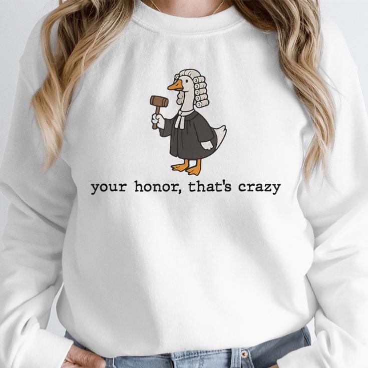 Goose Silly Lawyer Law Student School Graduation Unisex Sweatshirt
