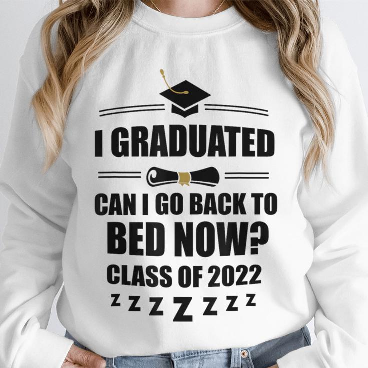 I Graduated Can I Go Back To Bed Class Of 2022 Graduation Unisex Sweatshirt