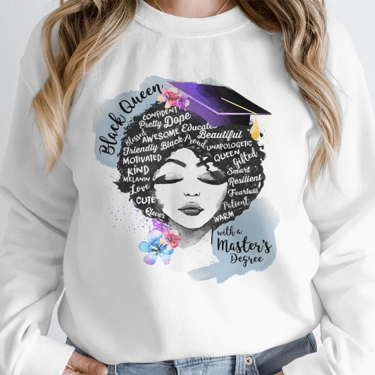 Graduation Masters Degree Woman Queen Graduate 2025 Unisex Sweatshirt