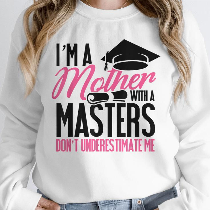 GraduationShirt For Mom Mother With A Master's Degree Tee Unisex Sweatshirt