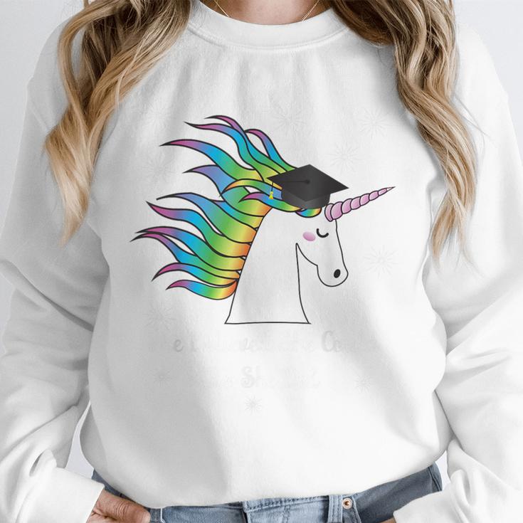 Graduation Unicorn Shirt She Believed Did School 2017 Unisex Sweatshirt