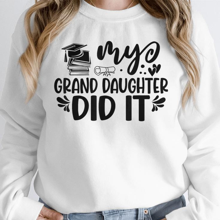 My Granddaughter Did It Graduation Graduated Proud Children Unisex Sweatshirt