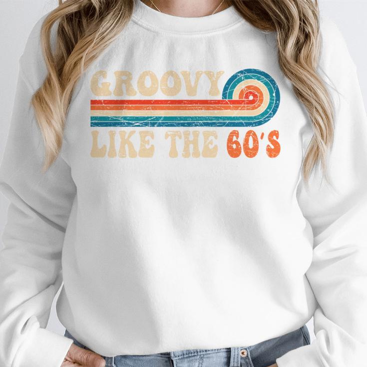 Groovy Like The 60s Aesthetic Nostalgia 1960's Retro Unisex Sweatshirt Groovy Like The 60s Aesthetic Nostalgia 1960's Retro Unisex Sweatshirt