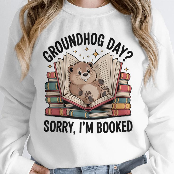 Groundhog Day Librarian Book Lover Reader Library Unisex Sweatshirt