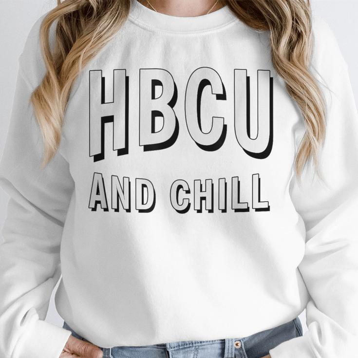 HBCU And Chill Support Alumni Graduation Education Unisex Sweatshirt