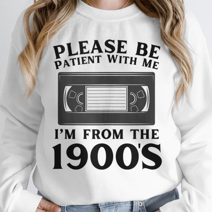 Over The Hill Please Be Patient I'm From The 1900s VHS Unisex Sweatshirt