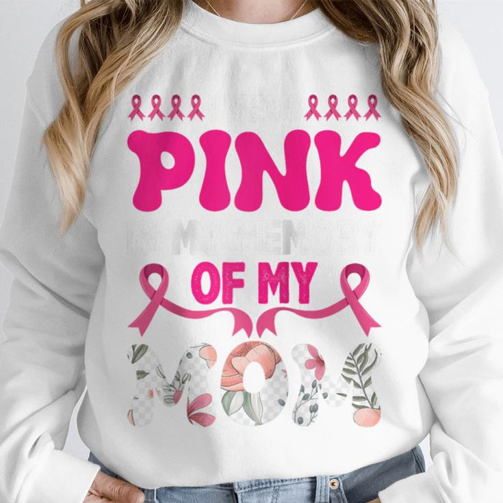 Honoring Mom I Wear Pink In My Memory Of My Mom Raglan Baseball Tee Unisex Sweatshirt Honoring Mom I Wear Pink In My Memory Of My Mom Raglan Baseball Tee Unisex Sweatshirt