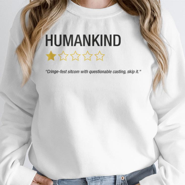Humankind One Star Introvert People Rating Unisex Sweatshirt