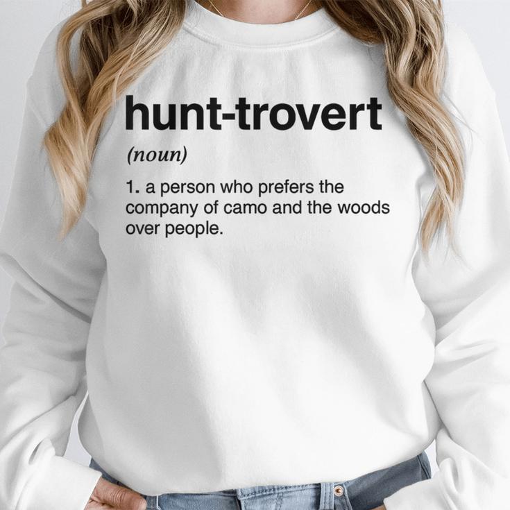 Hunt-Trovert Hunting Camo Woods Introvert Unisex Sweatshirt Hunt-Trovert Hunting Camo Woods Introvert Unisex Sweatshirt