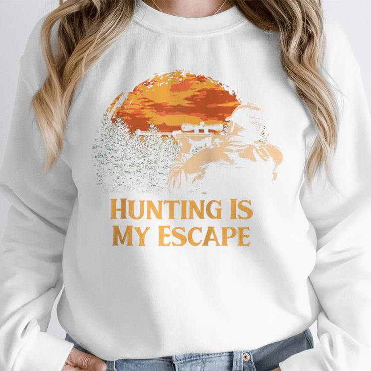 Hunting Is My Escape Introvert Hunter Antisocial Raglan Baseball Tee Unisex Sweatshirt Hunting Is My Escape Introvert Hunter Antisocial Raglan Baseball Tee Unisex Sweatshirt