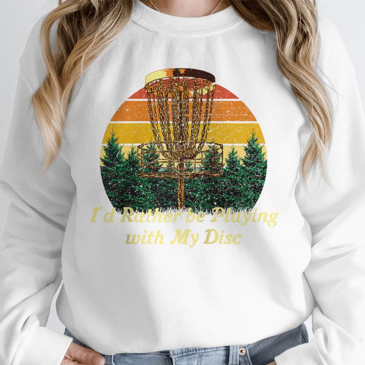 Id Rather Be Playing With My Disc Introvert Disc Golf Raglan Baseball Tee Unisex Sweatshirt Id Rather Be Playing With My Disc Introvert Disc Golf Raglan Baseball Tee Unisex Sweatshirt