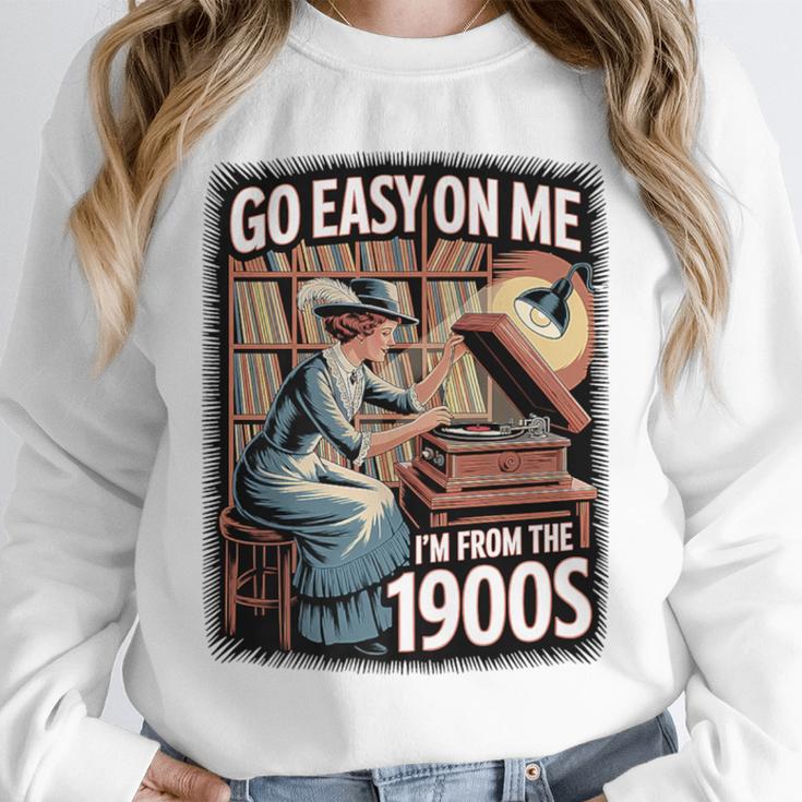 I'm From The 1900s Vinyl Record Lover For Women Premium Unisex Sweatshirt I'm From The 1900s Vinyl Record Lover For Women Premium Unisex Sweatshirt